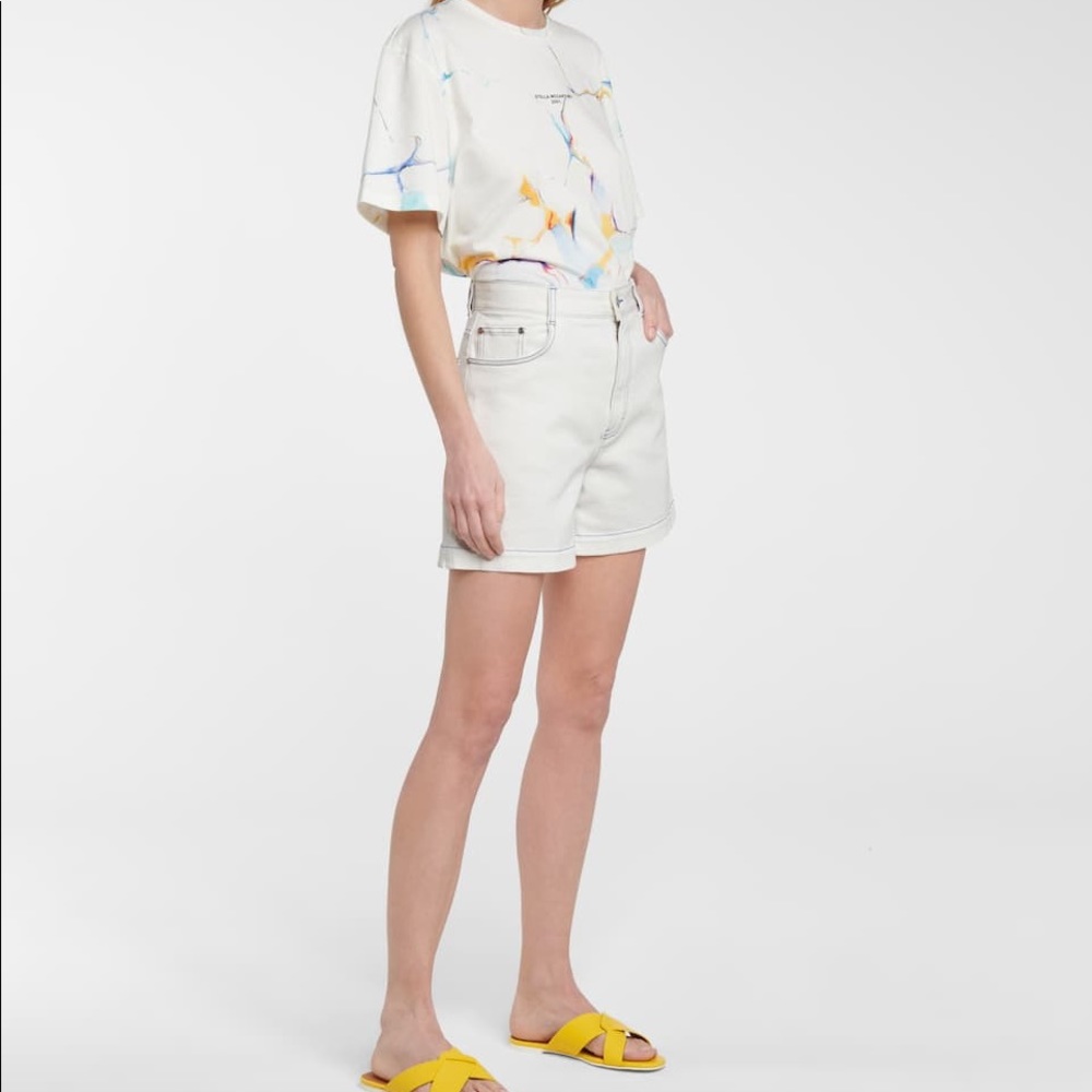 Stella McCartney 23 Old Bond Street London denim shorts